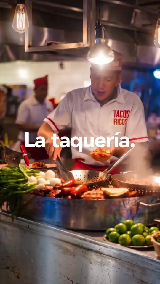 Creación de videos con IA para taquería, restaurante y fábrica